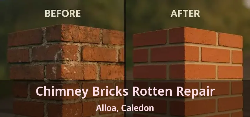 Chimney Bricks Rotten Repair Alloa, Caledon - ON