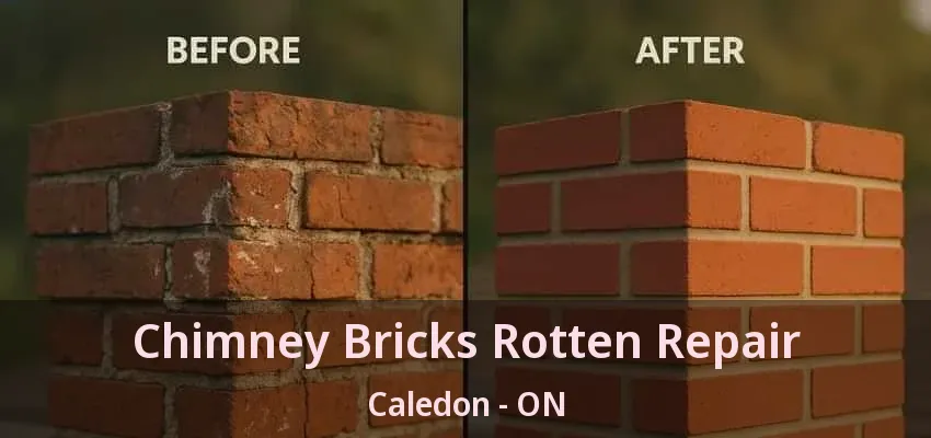 Chimney Bricks Rotten Repair Caledon - ON