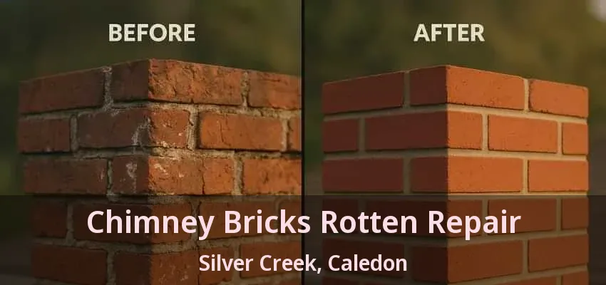 Chimney Bricks Rotten Repair Silver Creek, Caledon - ON