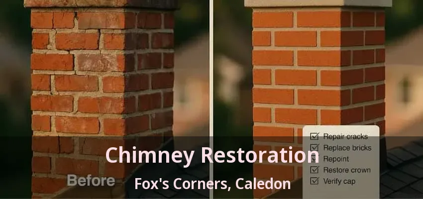 Chimney Restoration Fox's Corners, Caledon - ON Chimney Restoration Fox's Corners, Caledon - ON