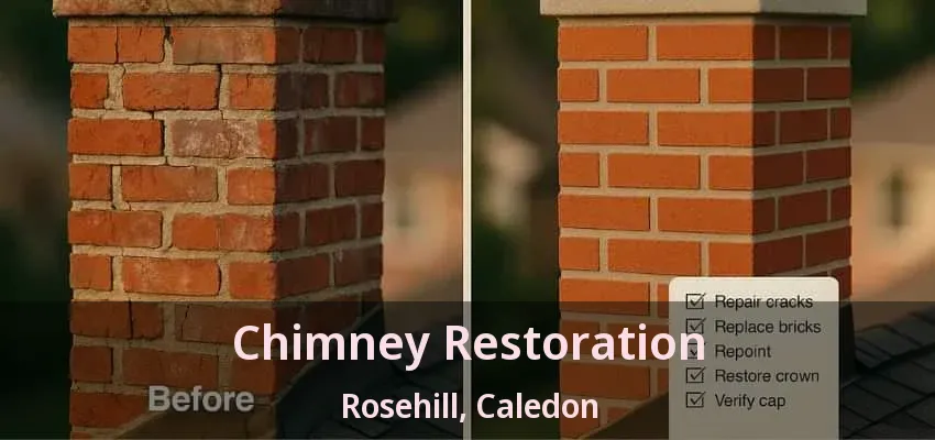 Chimney Restoration Rosehill, Caledon - ON