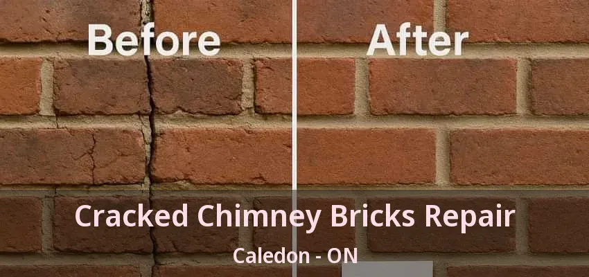 Cracked Chimney Bricks Repair Caledon - ON