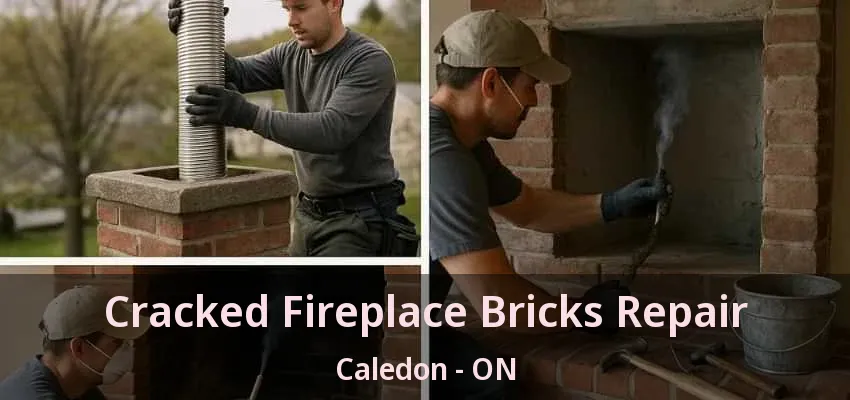 Cracked Fireplace Bricks Repair Caledon - ON