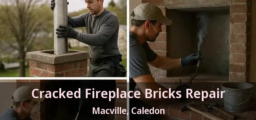 Cracked Fireplace Bricks Repair Macville, Caledon - ON