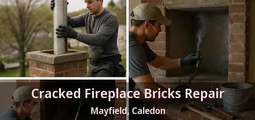 Cracked Fireplace Bricks Repair Mayfield, Caledon - ON