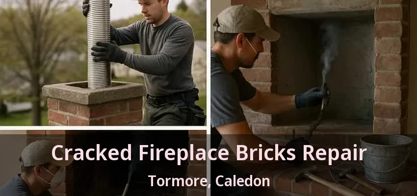 Cracked Fireplace Bricks Repair Tormore, Caledon - ON