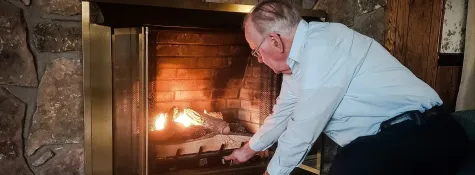 Book for Fireplace Inspection